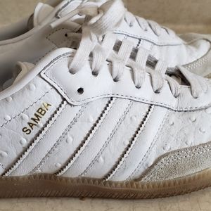 Rare Women's Samba white on white size 8.5